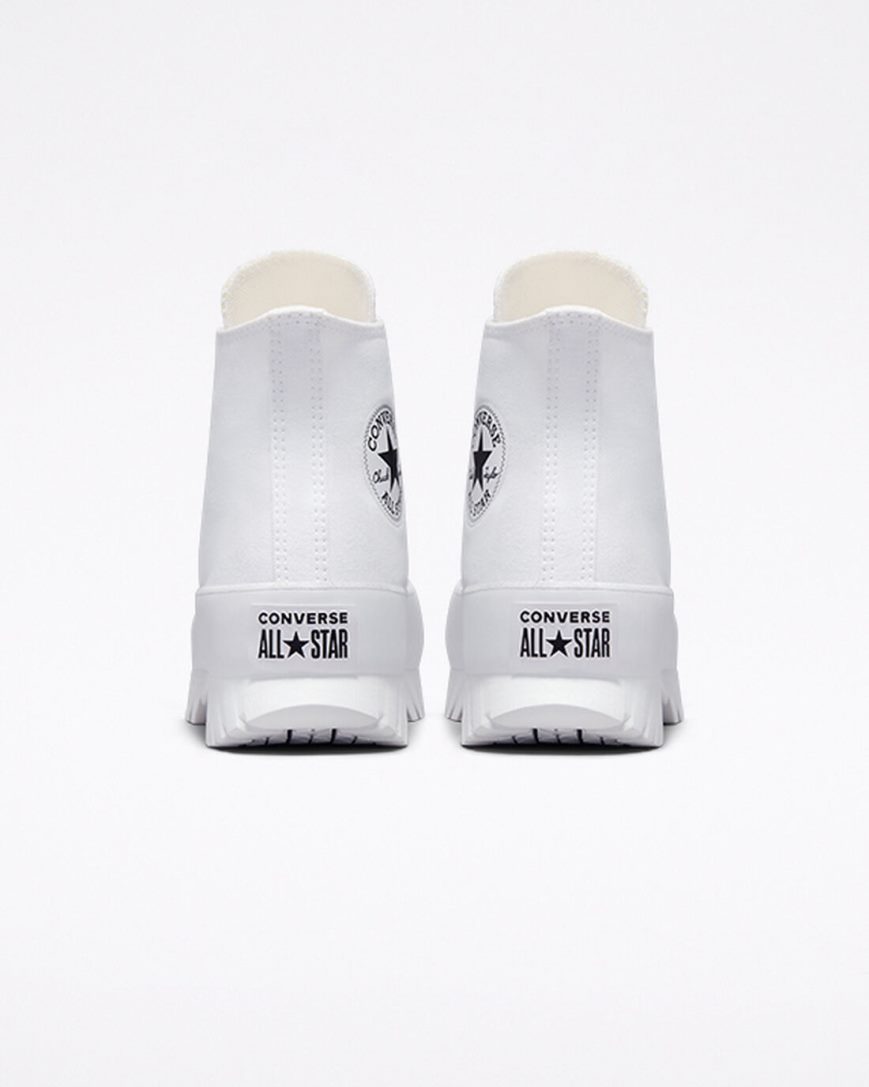 Men's Converse Chuck Taylor All Star Lugged 2.0 High Top Shoes White / Black | AU 04C63R